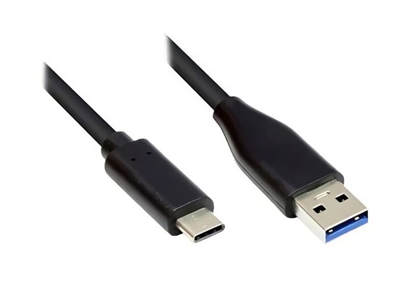 Jabra Evolve2 USB-A to USB-C Cable – Black